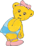 Melody Bear thinking